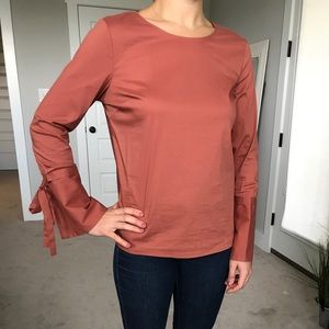 Flared sleeve blouse